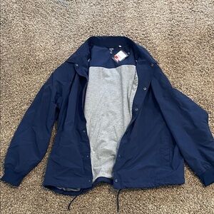 DSG Men's Dark Blue Lined Windbreaker
